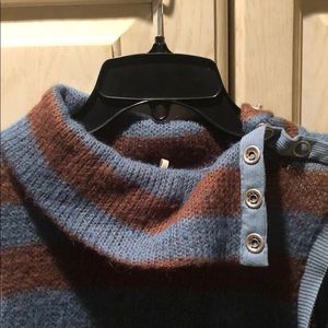 Free People Stripes Sleeveless Sweaterdress